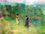 Thomas Dewing Famous Paintings - Summer